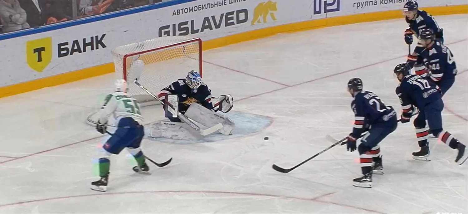 скриншот видеозаписи матча.