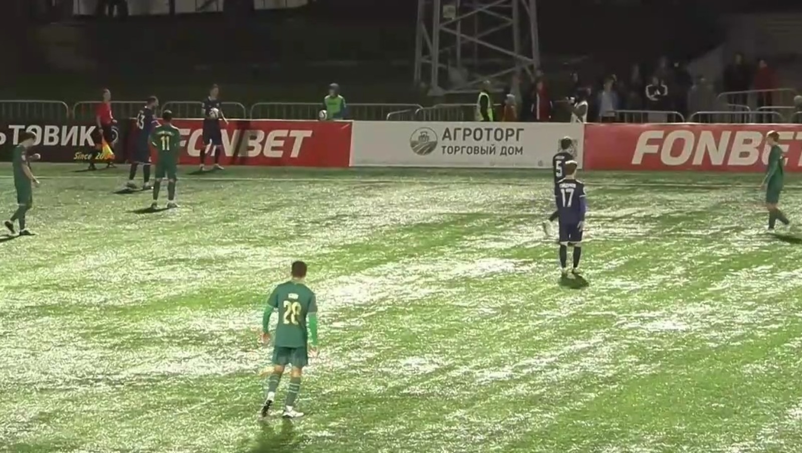 скриншот видео матча.