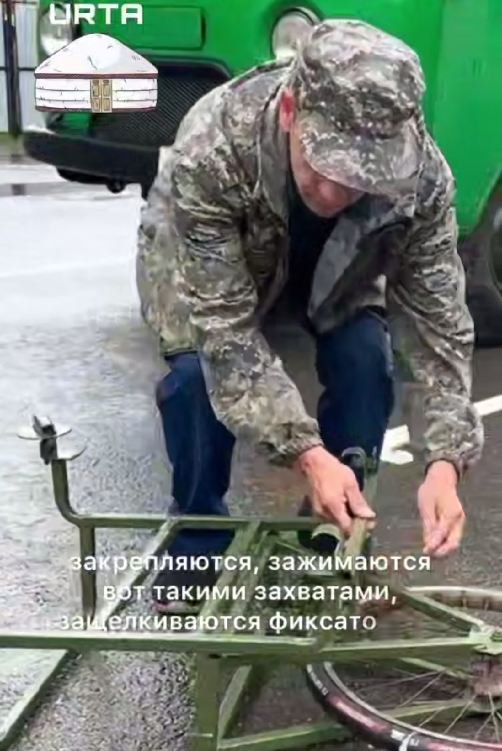 телеграм-канал «Башкирский батальон», скриншот видео.