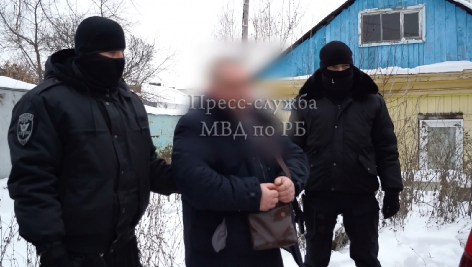 Скриншот видео, предоставленного пресс-службой МВД по РБ.