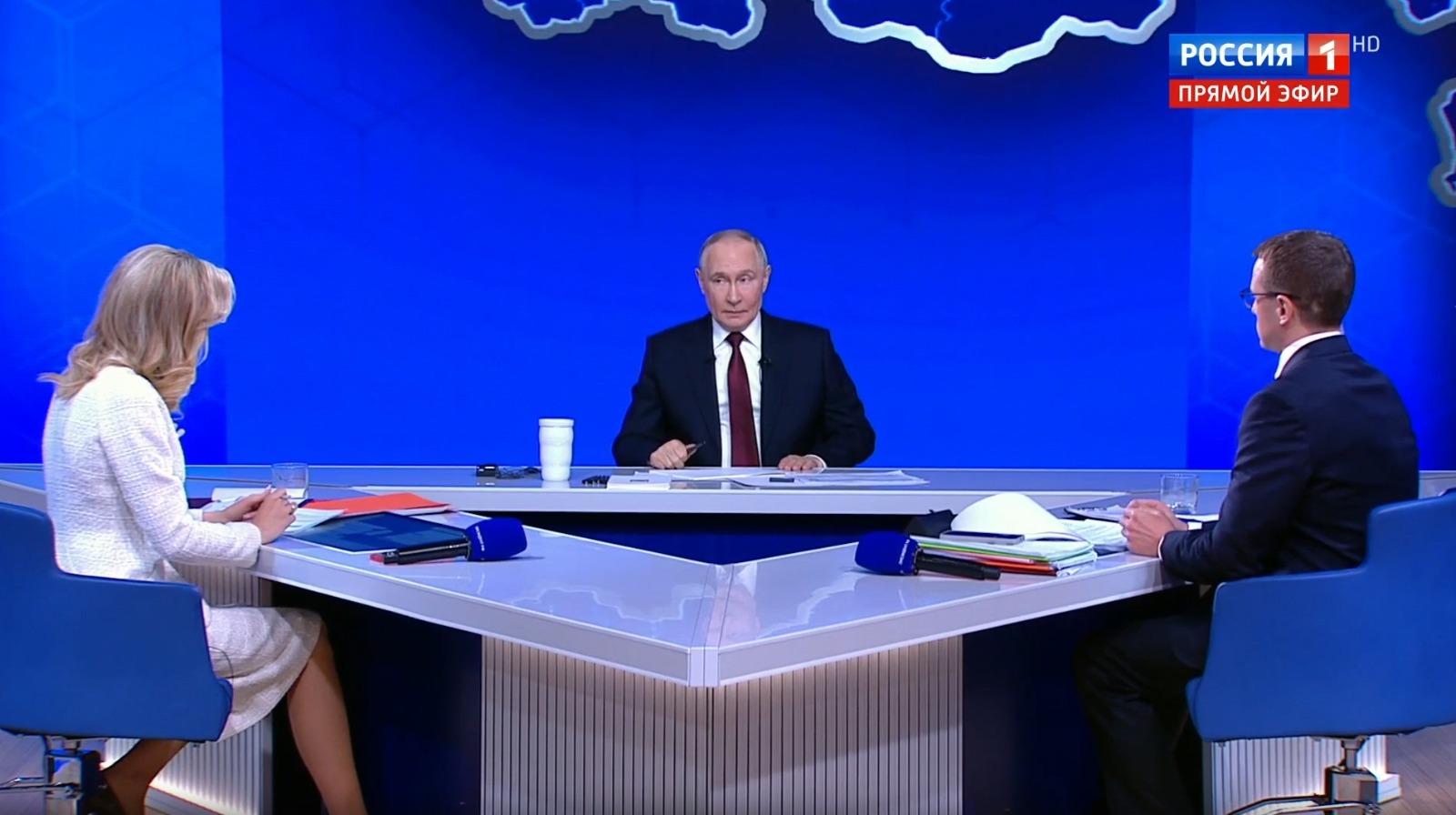 «Итоги года с Владимиром Путиным». скриншот видео.