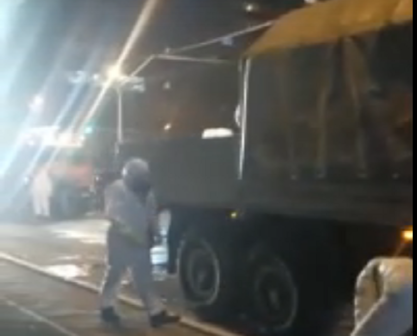 Скрин видео со страницы Радия Хабирова в Vk.