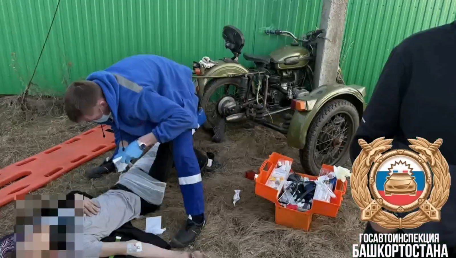 скриншот видео.  Госавтоинспекция РБ.