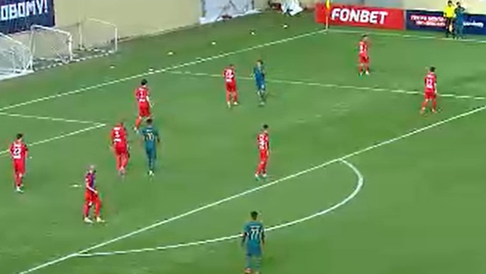 скриншот видео матча.