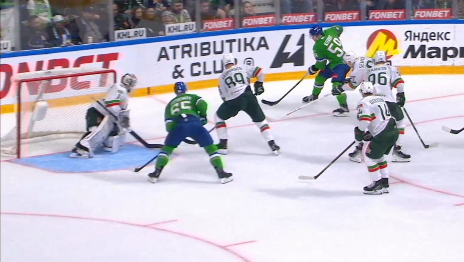 скриншот видео матча.