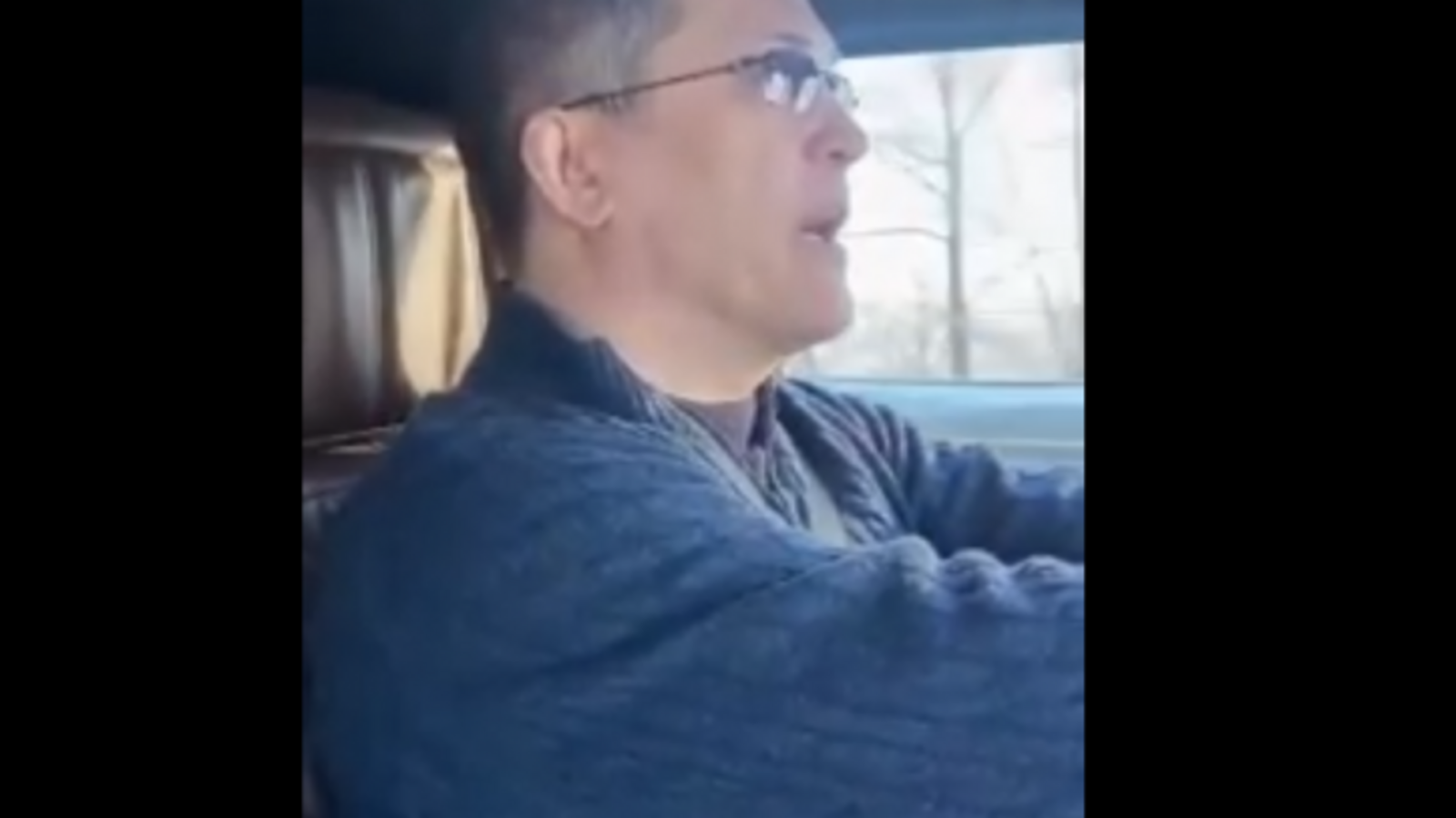 Скриншот видеозаписи со страницы Радия Хабирова в соцсетях.