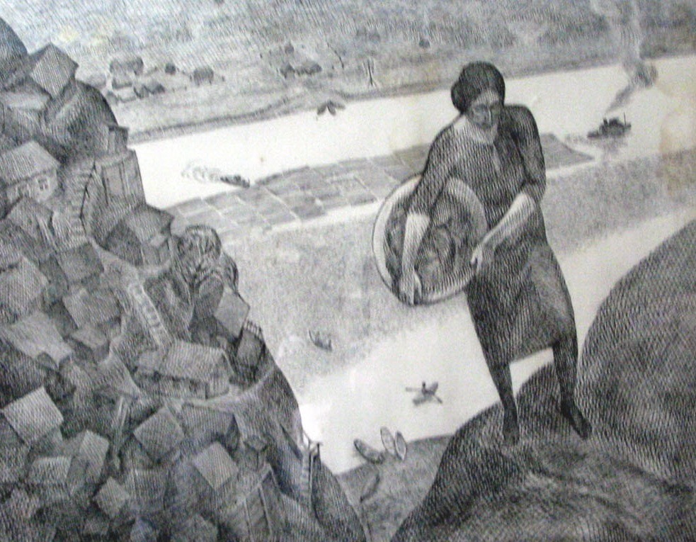 предоставлено автором. Прачка. Картина Г.В.Шуршина.