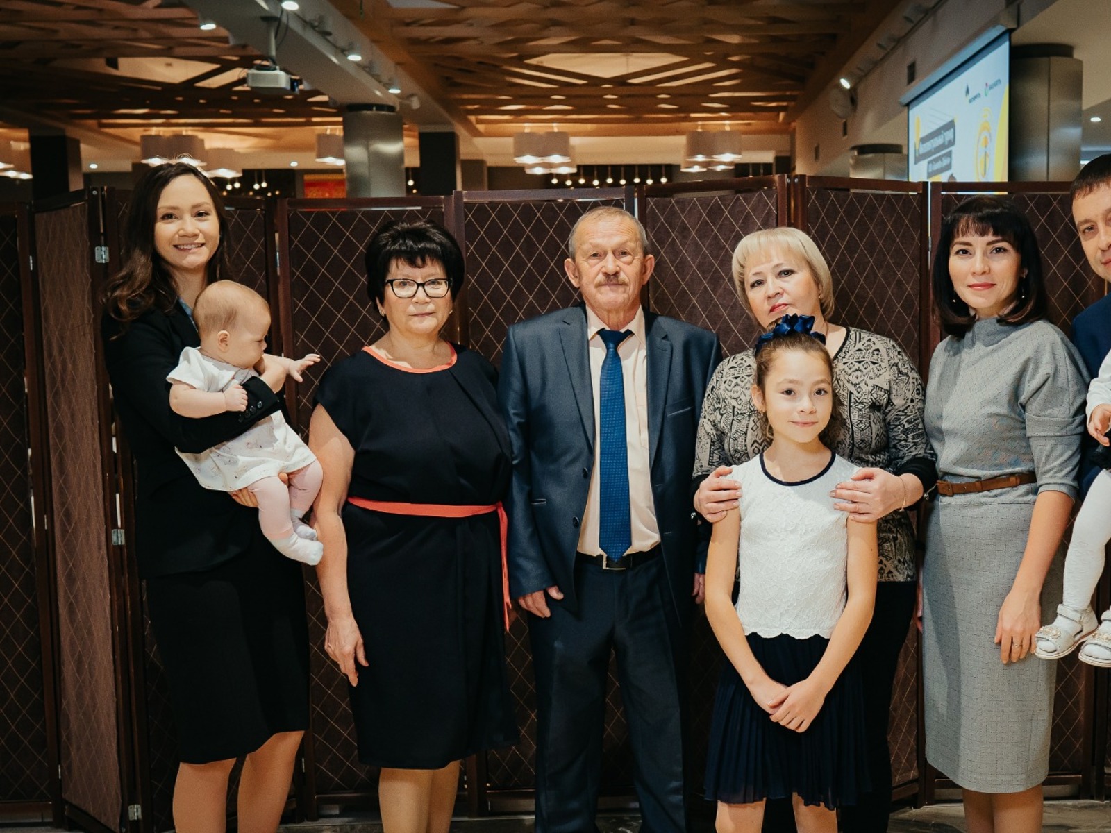 предоставлено Ириной Заляевой. Заляевы Абузар, Мария, сын Олег с супругой Ириной, дочь Диана, Утякова Лена и внучки Сабрина, Карина, Арина