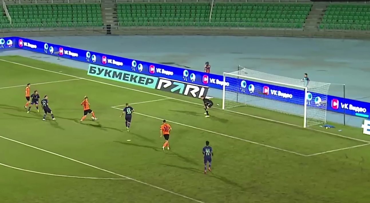 скриншот видео матча.