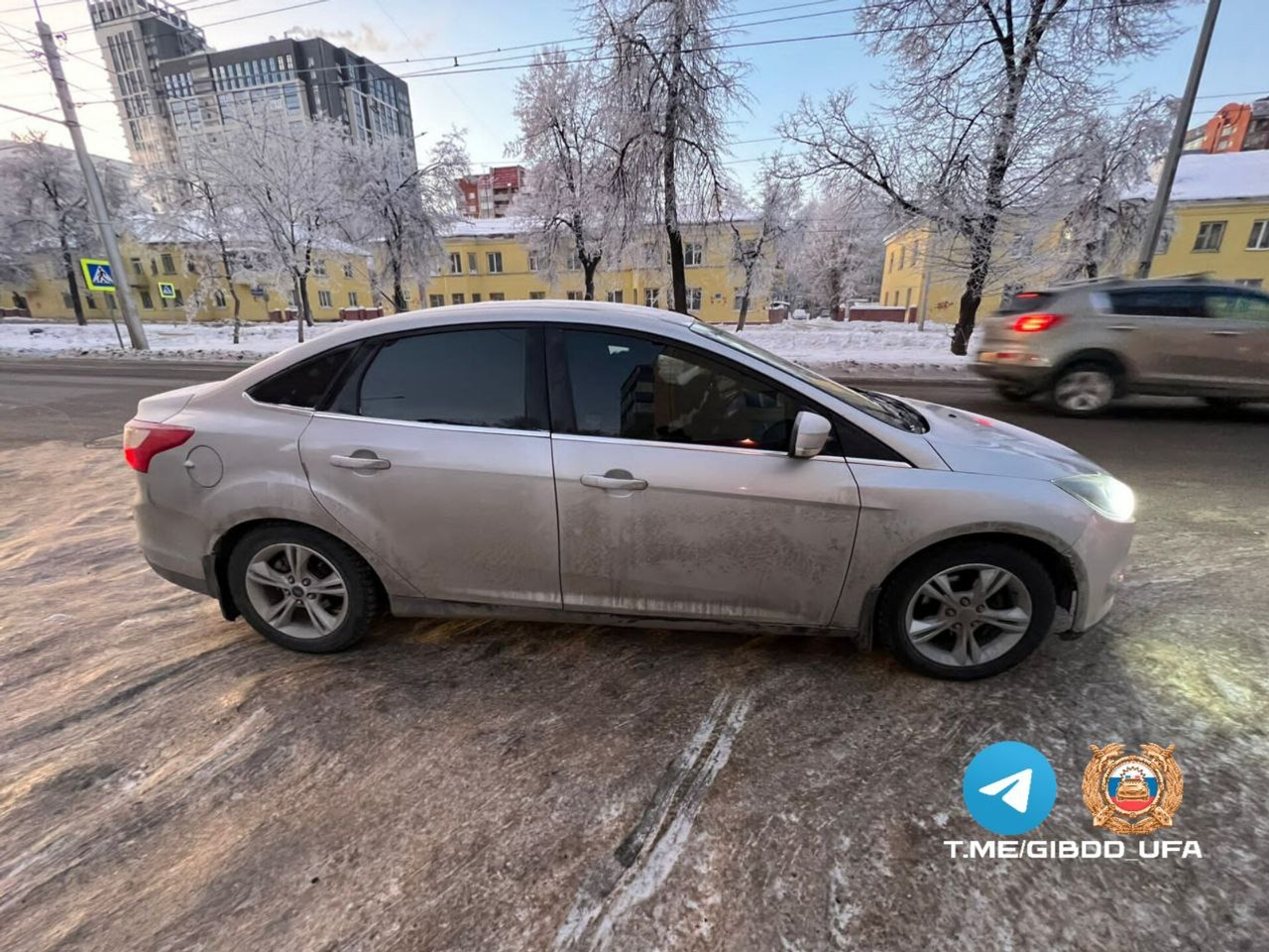 В Уфе женщина угодила под колеса иномарки