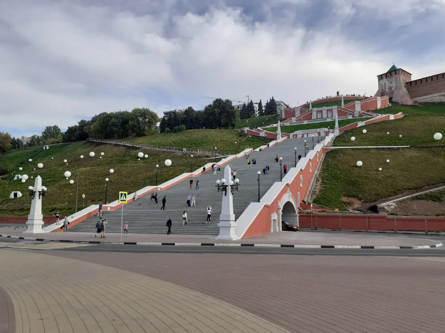 Владимира Шакиева.  Чкаловская лестница, Нижний Новгород.
