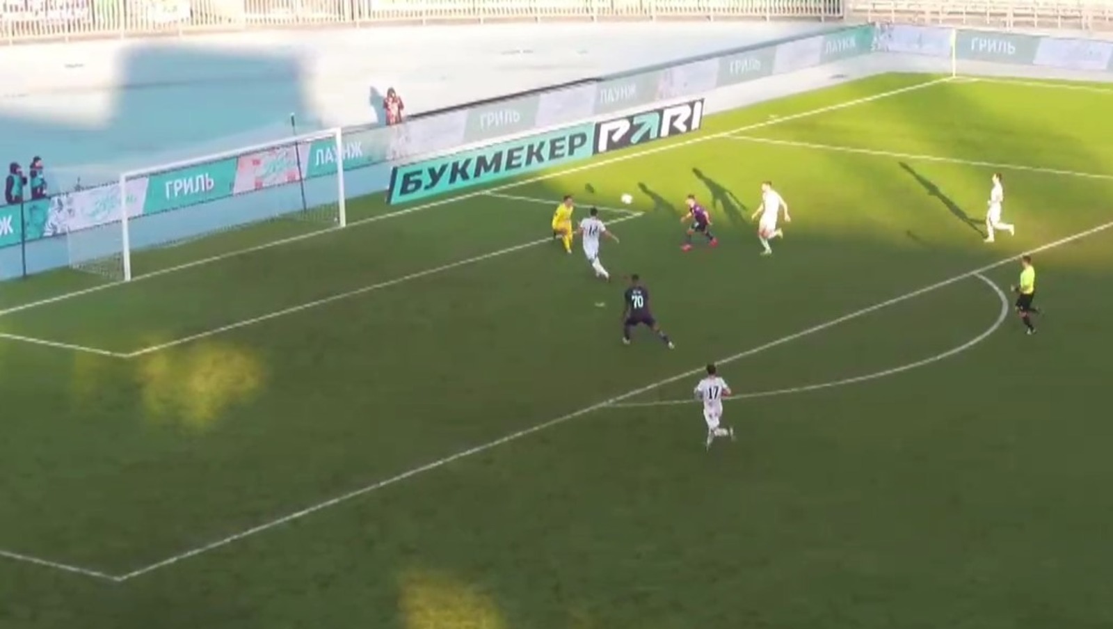 скриншот видео матча. скриншот видео матча.