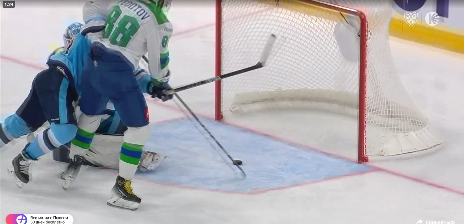 скриншот видео матча.