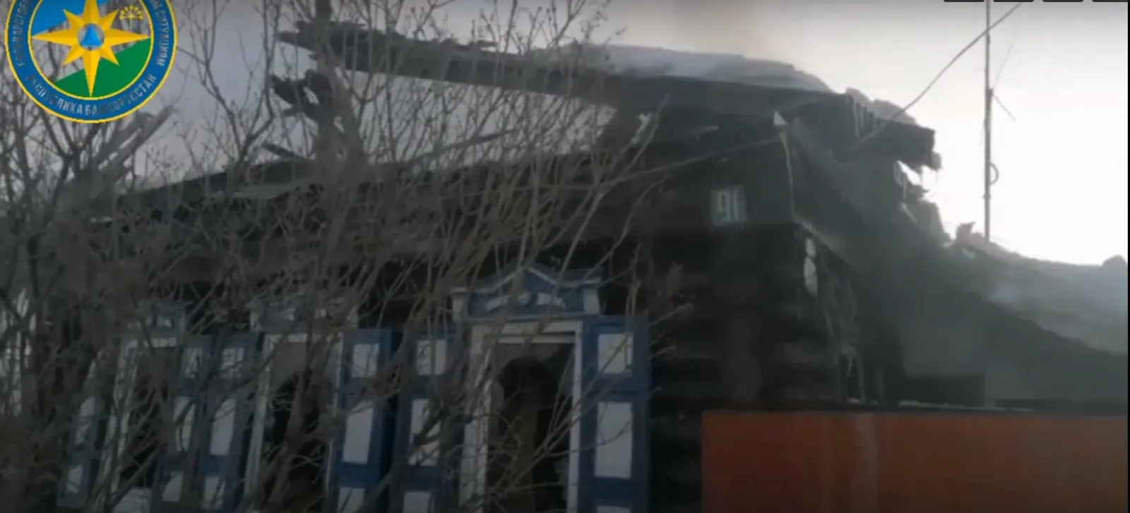 скриншот видео Госкомитета РБ по ЧС.