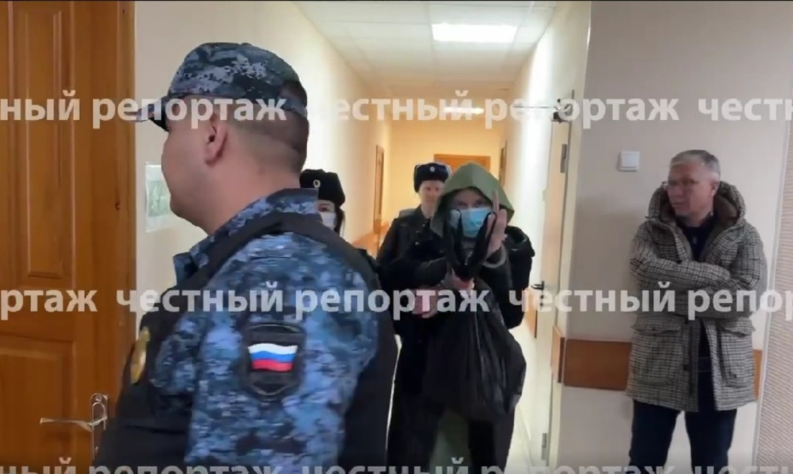 скриншот видео. тг-канал «Честный репортаж».