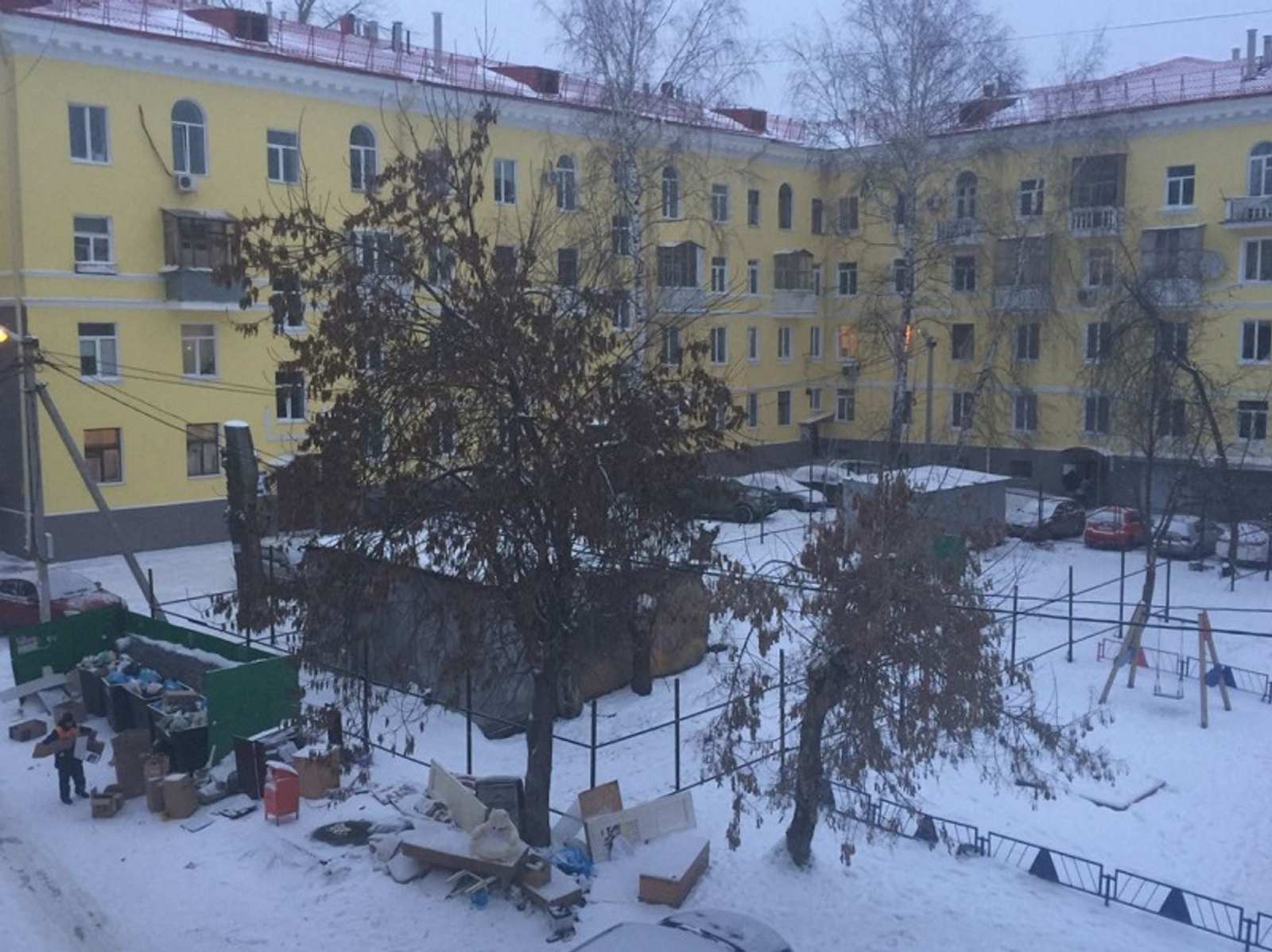 Фото предоставлено жильцами дома №8 по ул. Архитектурной.