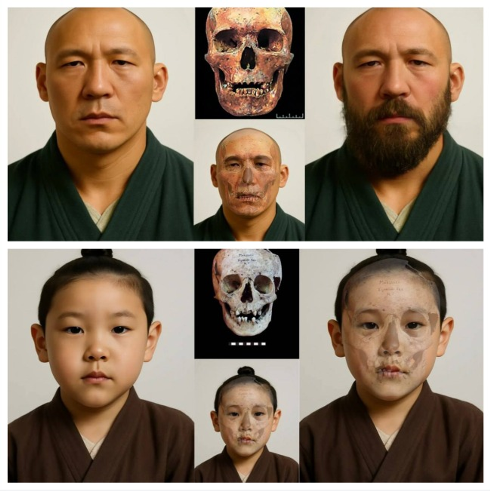 коллаж Васили Саитовой. Евразийский музей кочевых цивилизаций.