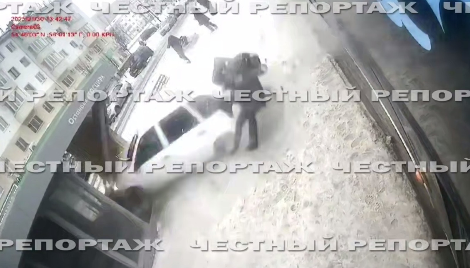 телеграм-канал «Честный репортаж», скриншот видео.