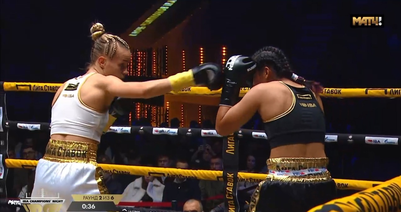 скриншот видео «Ночи чемпионов» на МатчТВ.