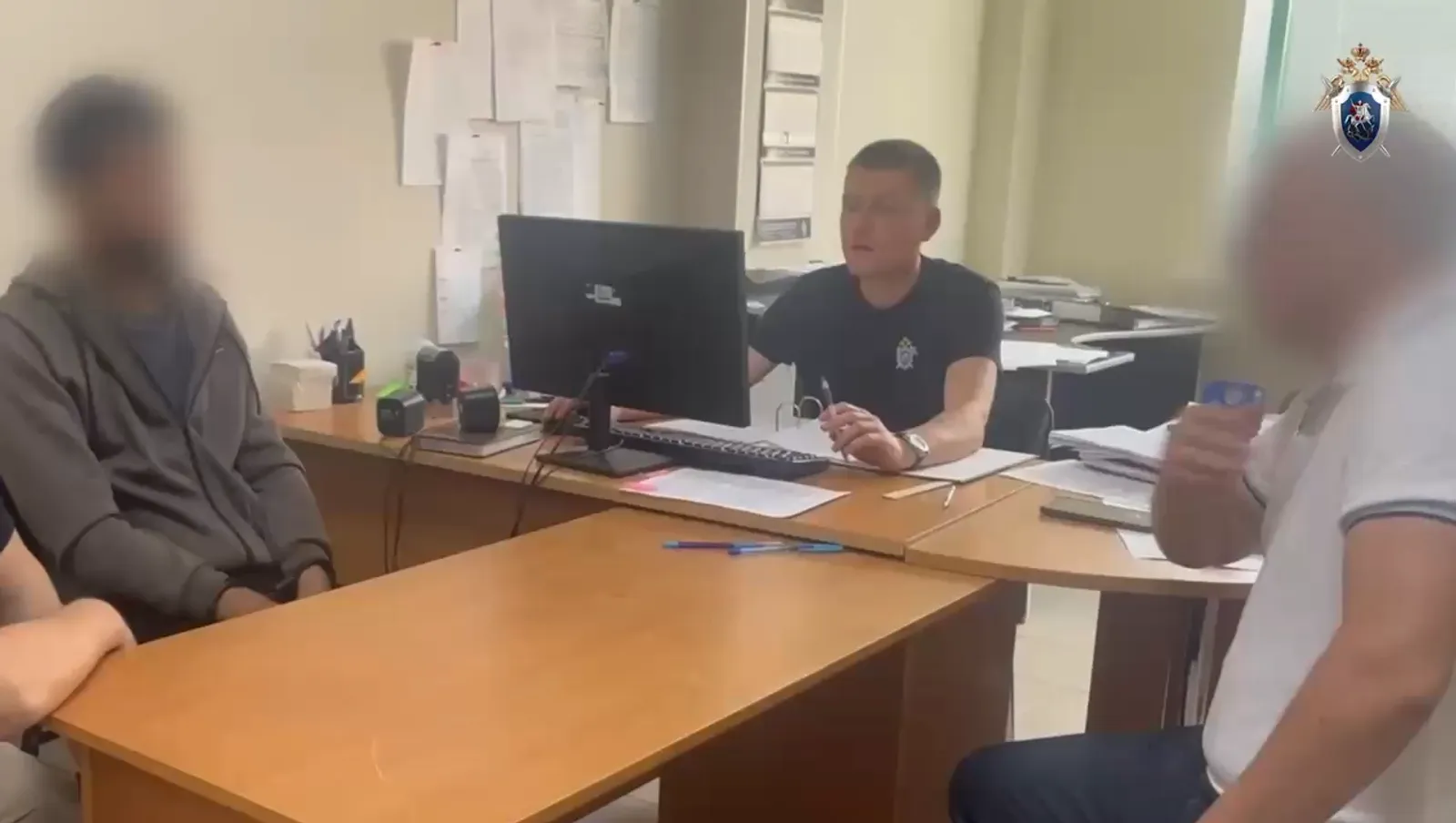 скриншот видео.  СУ СК РФ по РБ.