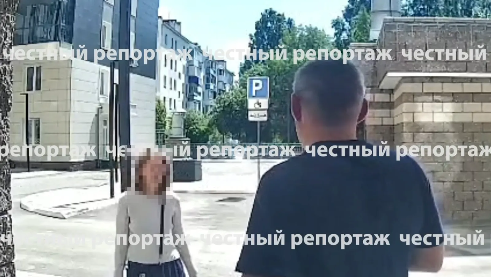скриншот видео.  Канал «Честный репортаж».