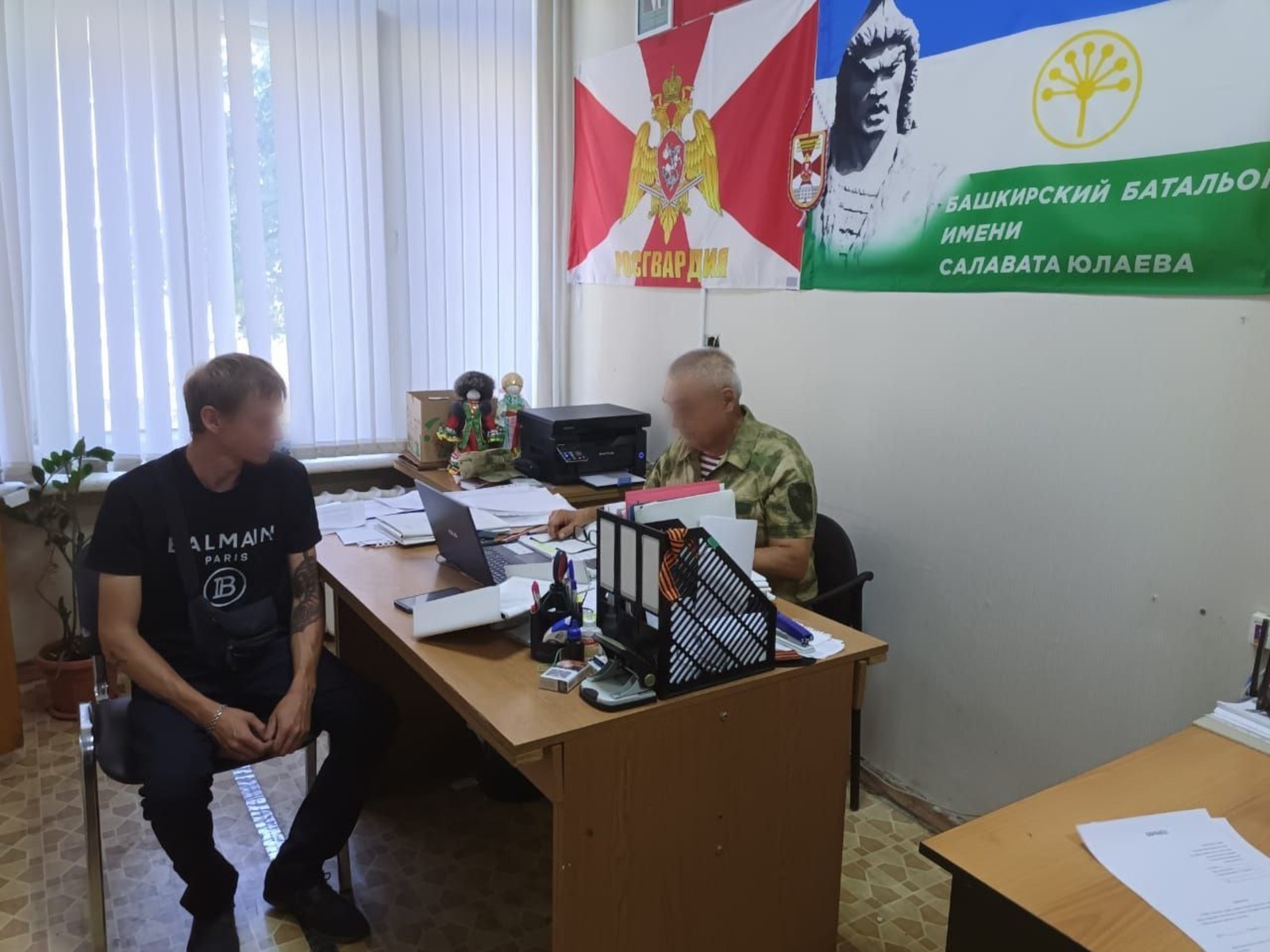 Общественный штаб батальона имени Салавата Юлаева.