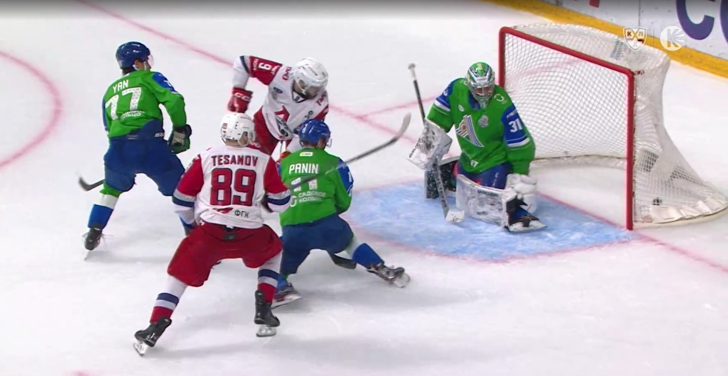 скриншот видео матча.