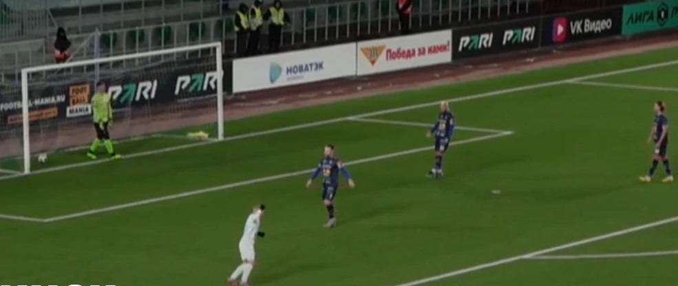 скриншот видео матча. скриншот видео матча.