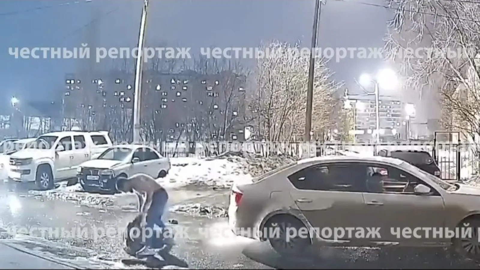 скриншот видео. телеграм-канал «Честный репортаж».
