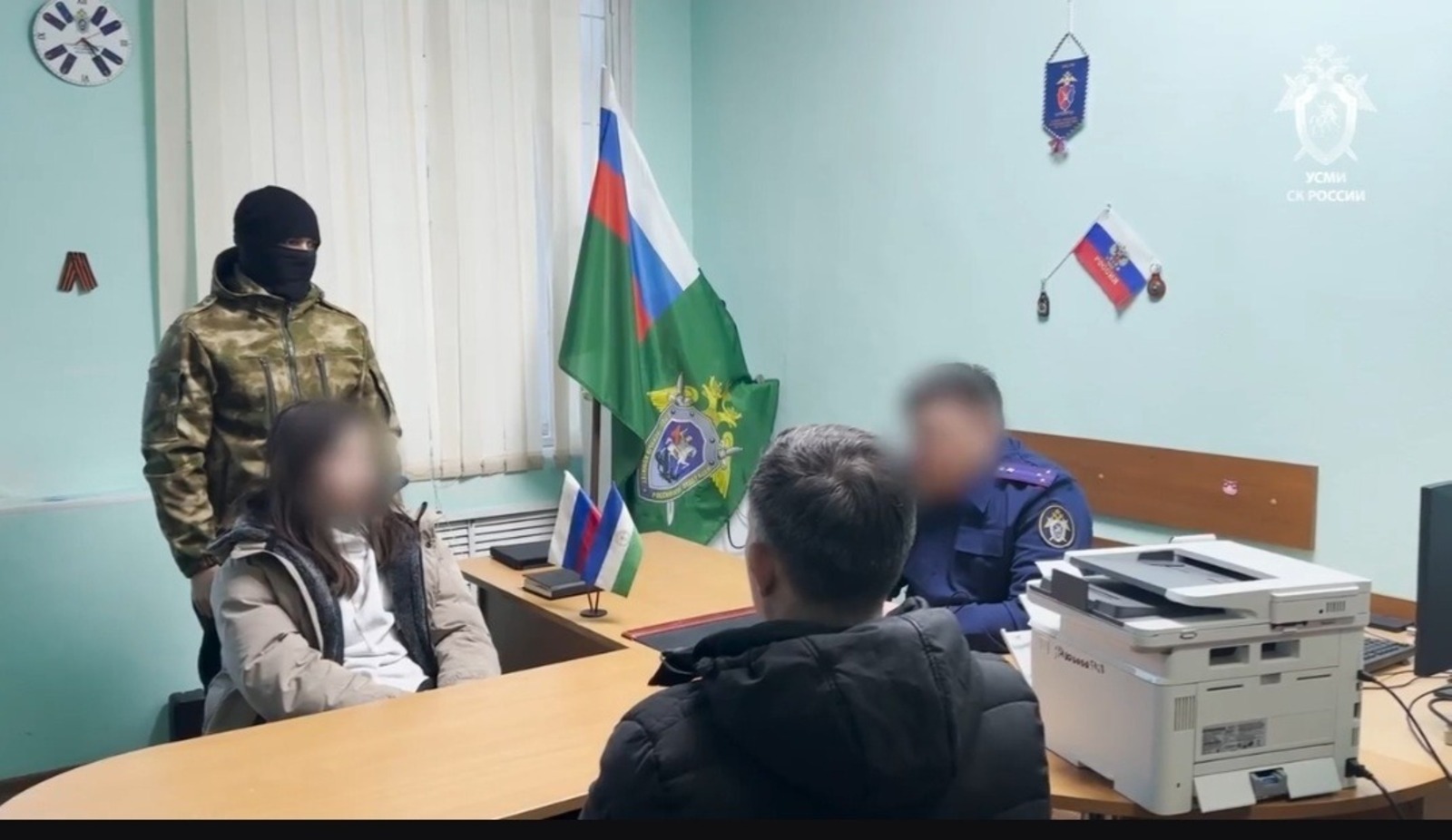 скриншот видео. Telegram, СУ СК РФ по РБ.