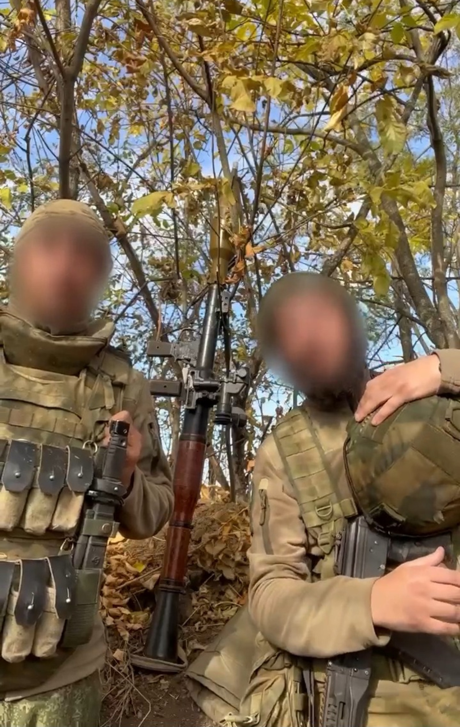скриншот видео с телеграм-канала батальона имени Шаймуратова.
