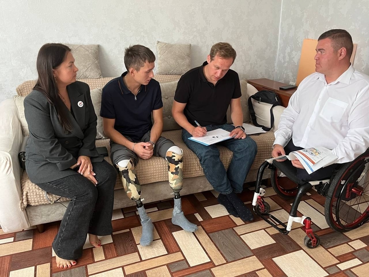 со страницы администрации Октябрьского района в соцсетях.