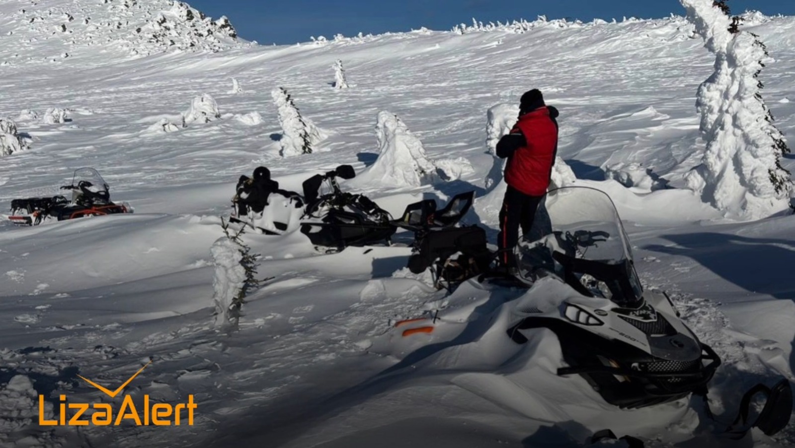 скриншот видео.  Поисковый отряд «ЛизаАлерт» Пермского края.